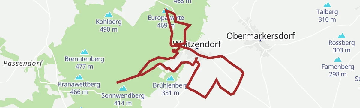 Route map: Marterlweg Waitzendorf